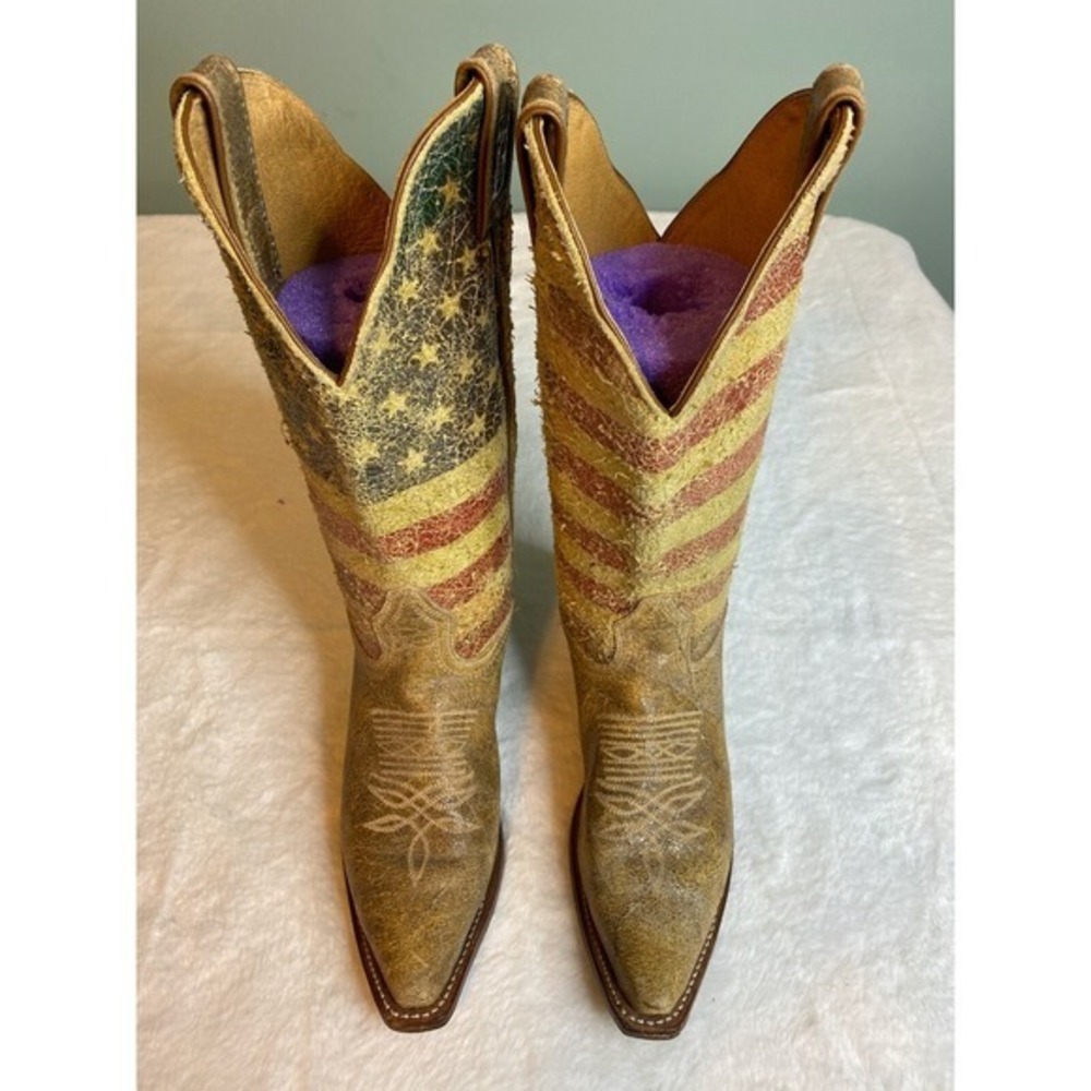 Boulet Womens Cowboy Boots Size 6 C